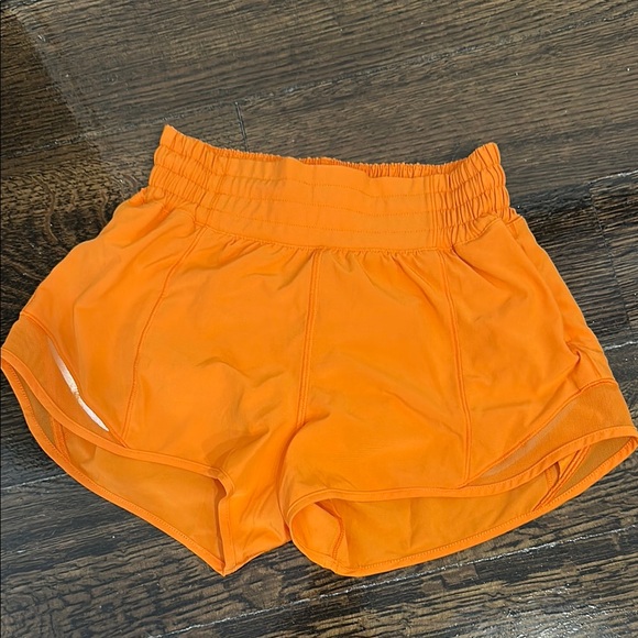 lululemon athletica Pants - lululemon athletica Bright Orange Athletic Shorts